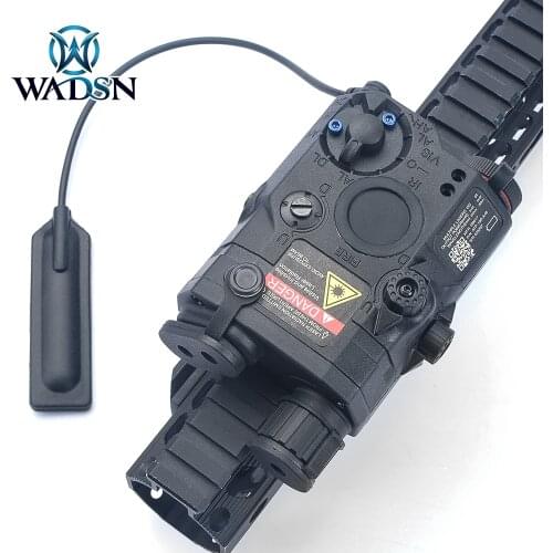 WADSN Airsoft PEQ 15 Tactical Flashlight LASER LA-5C PEQ15 Blue IR Laser With White Light Lanterna Softair Pistola Armas Lights