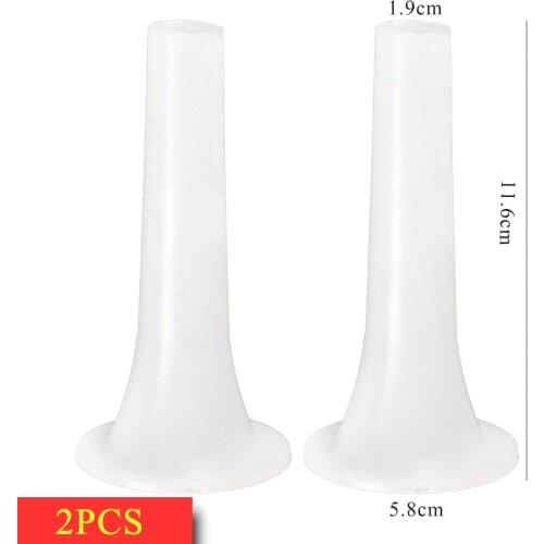 2 Pc Nozzle Sausage Casings Making Funnel SausageStuffer Filler Sausage Casing Maker Tube Manual Meat for Homeuse Sausage Casing