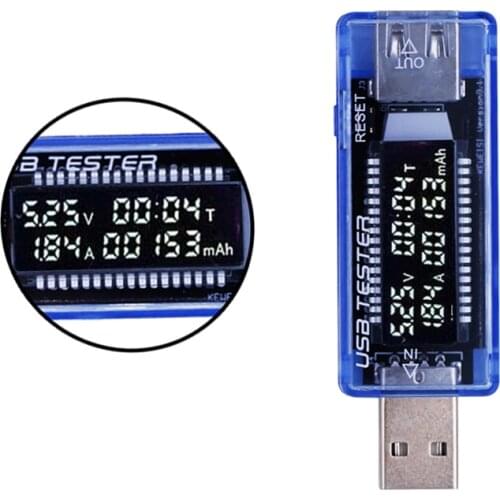 3 In 1 QC2.0 3.0 USB Charger Tester Doctor Voltage Current Meter Voltmeter Ammeter Battery Capacity Tester Mobile Power Detector