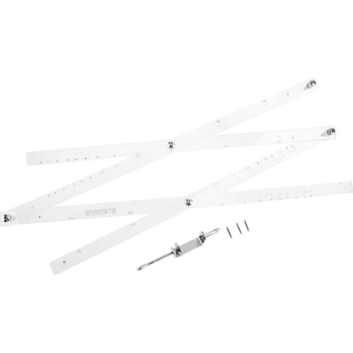 50cm Scale Excellent Folding Ruler Artist Pantograph Copy Rluers Draw Enlarger Reducer Tool for Office School Drawing LX0C