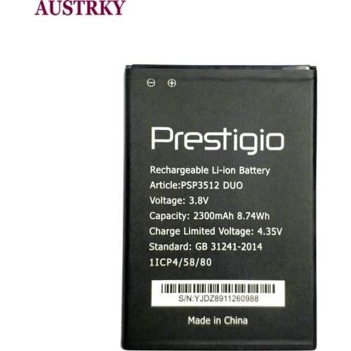 2000mAh PSP3512 DUO Battery For Prestigio Muze B3 PSP3512 DUO PSP3512DUO Cell Phone Battery