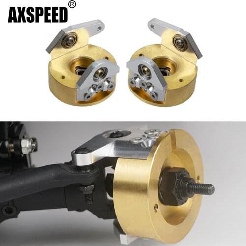 AXSPEED Heavy Duty Portal Drive Axle Housing Internal Wheel Weight for Axial Wraith 90018 1/10 RC Crawler Car Accessories