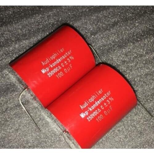 Brand new genuine MKP 250v100uf thick copper pin bass electrodeless capacitor