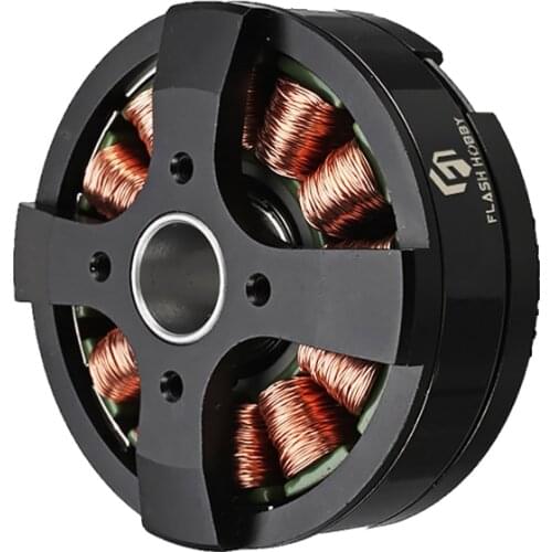 Flash Hobby BGM5208-200-12 5208 Brushless Gimbal Motor with 12.6mm Hollow Shaft for DSLR / CANON 5D MARKII, MARKIII Cameras