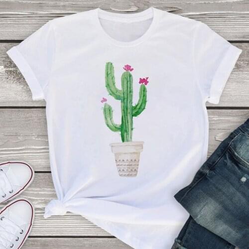 Women Graphic Short-sleeved Summer Watercolor Aesthetic Fashion T Shirts Basic Tees Clothing Lady Tops Female T Shirt T-Shirts