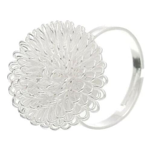 Dandelion Rings Jewelry Lots Loverly Party Gift Mix Color Enamel Fashion Women Girls Flower Adjustable Rings Gift 10pcs HOT