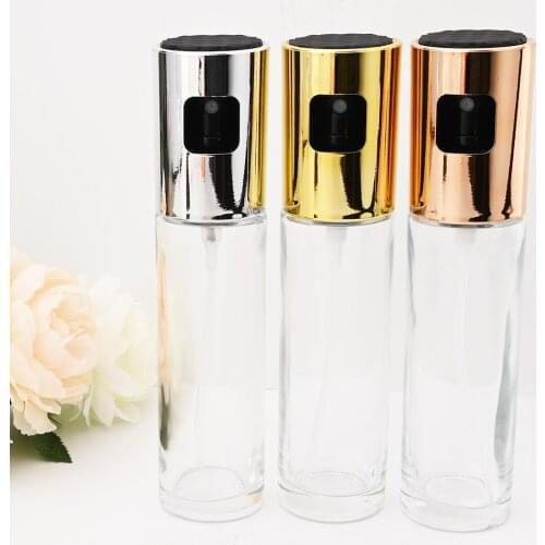 Kitchen Vinegar Bottle Baking Oil Spray Empty Bottle Oil Dispenser Salad BBQ Water Gravy Boats Grill Glass Sprayer Cooking Tool