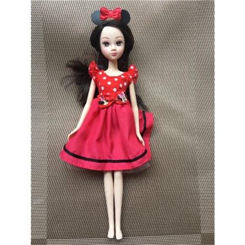 27cm Original Brand Chinese Girl Doll With Eyelashes 22 Joints Movable Body BJD Collection for Kids Birthday Christmas Gift