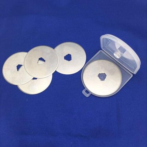 10pc 28mm /45mmCutter Rotary Blades Knife Sewing Tool Fit Olfa Fiskars Cutter with Plastic Case Germany Material AA7765