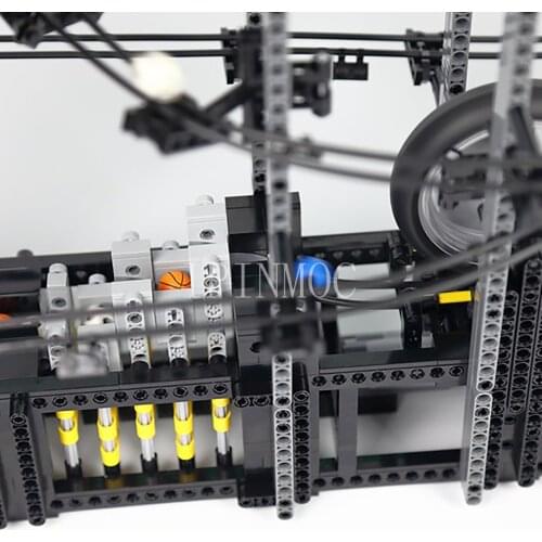 MOC-24238 Electric Bead Track Boy Gift Difficulty Plugged Technology Accessories