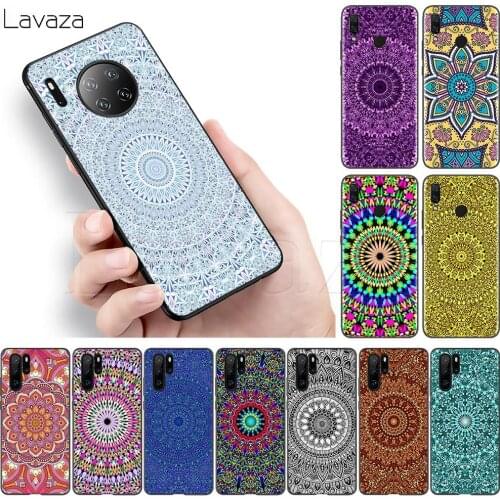 Lavaza mandala flower Soft Case for Huawei Honor 30 V30 Nova 6 7 P40 SE Pro Max 4G 5G