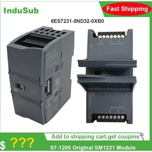 New Original 6ES7231-5ND32-0XB0 PLC For Siemens S7 1200 SM1231 plc Automata controller Communication Module 6ES72315ND320XB0