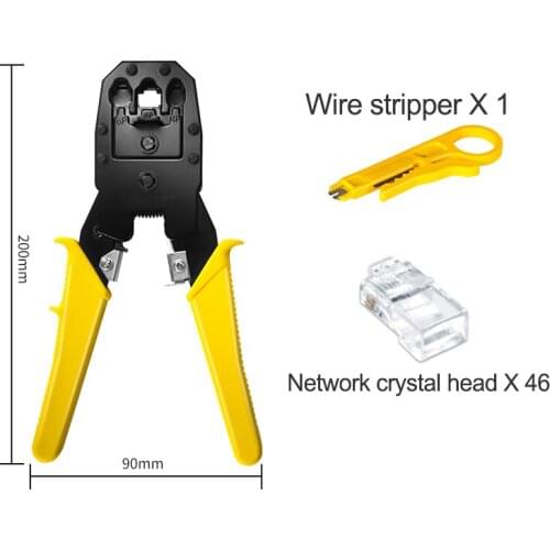 RJ45 RJ11 RJ12 Network Crimper Pliers Mutifunctional Cutter Stripper Network Hand Tools