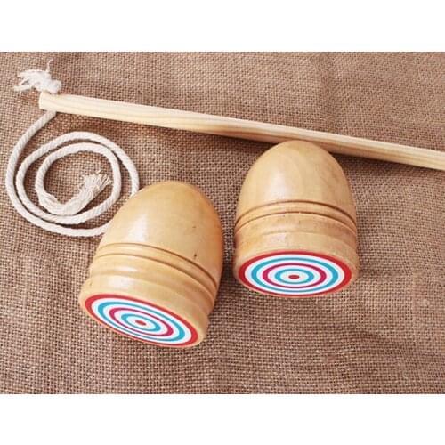 Wholesale 10pc/lot lash kids classic wooden spinning top xmas gifts party favors kindergarten school carnival give a way