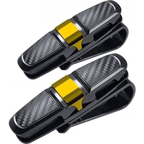 Portable Sun Car Visor Glasses Sunglasses Mount Glasses With Ticket Card Clip Sun Visor Glasses Protectors High Quality Hot Sale