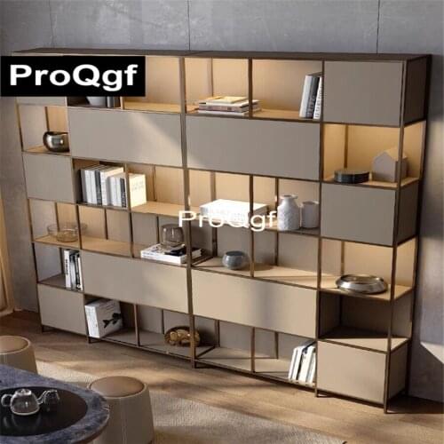 QGF 1Pcs A Set Prodgf ins Modern Luxury Home Stable Book Cabinet Shelf