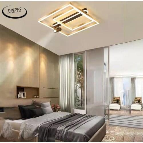 Modern square LED bedroom ceiling lamp childrens room lighting lamp living room chandelier factory outlet lamps