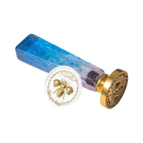 Wax Seal bee Stamp crystal Classic Sealing Wax Seal Stamp Decorative cat rose Animal Wedding Invitation Antique Stamp gifts