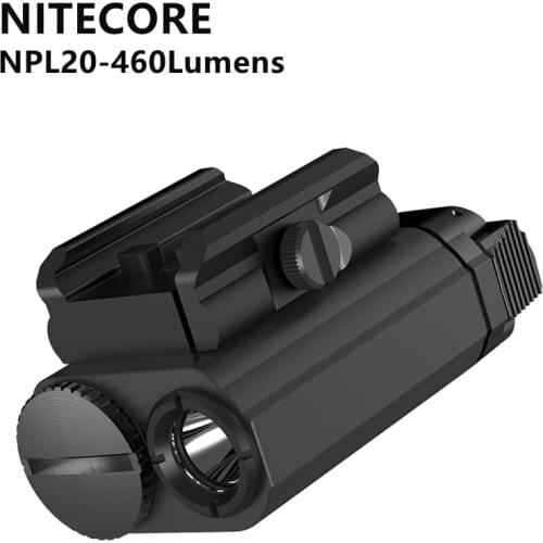 Original NITECORE Tactical Gun Lamp NPL20 460Lumens LED Spotlight Waterproof Hard Light Outdoor lighting