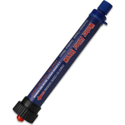 Outdoor Water Purifier Survival Multifunction Water Purification Straw Camping Hiking Portable Water Filter