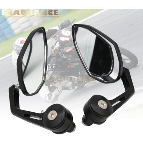 For Suzuki sv650s TL1000R TL1000S V-strom Universal Pair 7/8" 22mm Aluminum Motorcycle Handlebar Bar Side End Rear View Mirrors