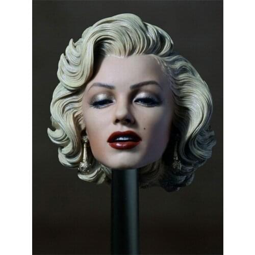 1:6 scale Mary Monroe Female Head Sculpt Gentlemen Prefer Blondes 1953 for 12" Woman Action Figure Body Doll 4.4