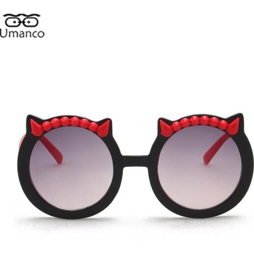 2021 Fashion Cartoon Sunglasses for Kids Cat Animal Frame PC Lovely Children Eyeglasses Anti UV400 Eye Protector Beach Outdoor