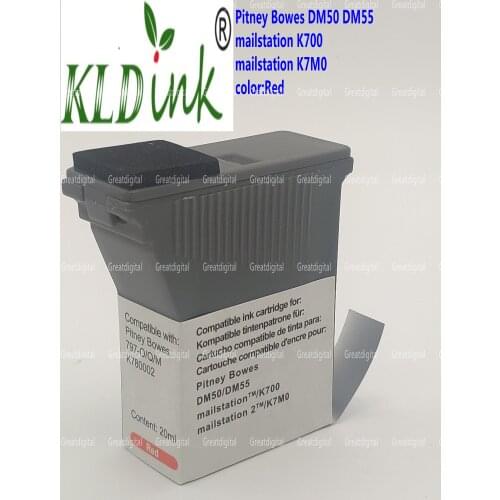 25pcs Compatible 797-0 797-Q 797-M K780001 Red Postage Meter Ink for pitney bowes DM50 DM55 K700 K791 DM55I DM50I K781 Meter