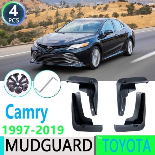 For Toyota Camry XV20 XV30 XV40 XV50 XV70 20 30 40 50 70 1997-2019 Car Fender Mudguard Splash Flap Mudguards Car Accessories