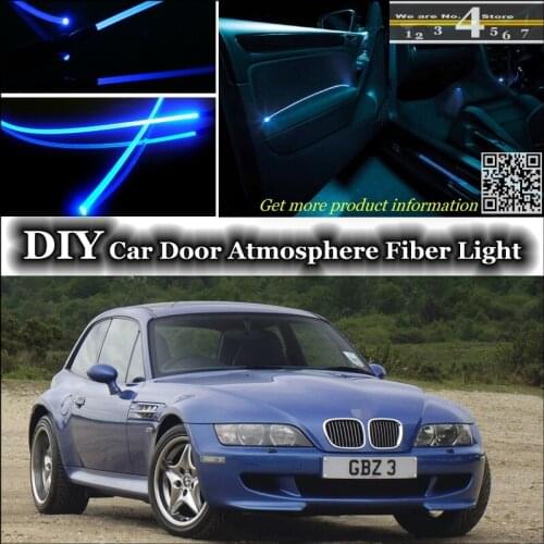 For BMW Z3 E36 E36 / 7 interior Ambient Light Tuning Atmosphere Fiber Optic Band Lights Door Panel illumination Not EL light