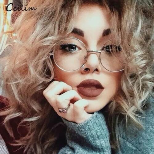 Classic Round Clear Lens Nerd Frames Women Fake Glasses Eyeglasses Frame 2020 Vintage Circle Eyewear Transparent Oculos