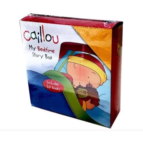 20 books/set caillou picture book Classical education parents-child reading English story book kids birthday gift box packing