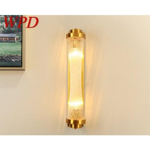 WPD Indoor Wall Light Sconces Modern LED Gold Lamps Fixture Decorative For Home Bedroom