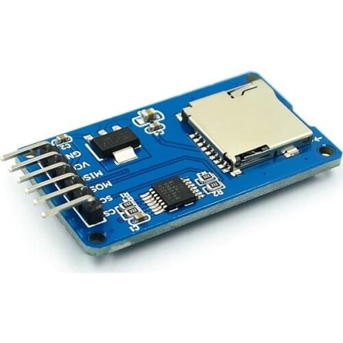 Micro SD Card & SDHC(high-speed card) Mini TF Card Reader Module Adapter SPI Interfaces with Level Converter Chip Module