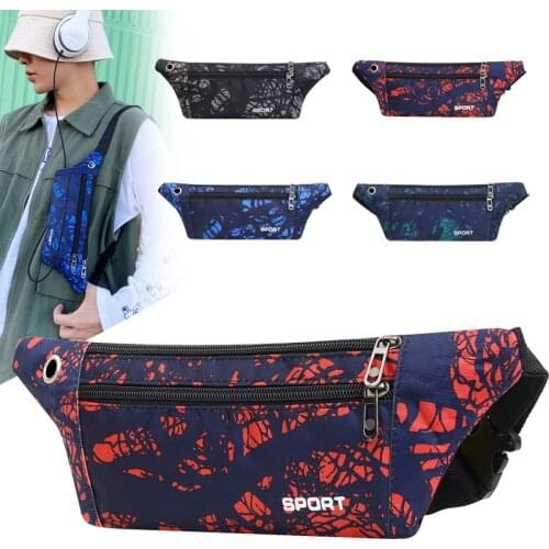 Fashion Waist Bag Waterproof Running Bag Outdoor Sports Belt Bag Bicycle Riding Mobile Phone Waist Pack Fitness Gym Belt Bags