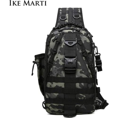 Men Hiking Military Tactical Shoulder Bag Camping Sports Trekking Climbing Crossbody Fishing Outdoor Chest Bag For Male