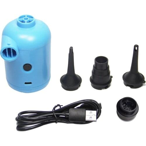 1set Electric Air Pump USB Pump USB Inflating Deflating DC 5V For Inflatable Air Mattress Cushion Bed Boat Swimming Ring