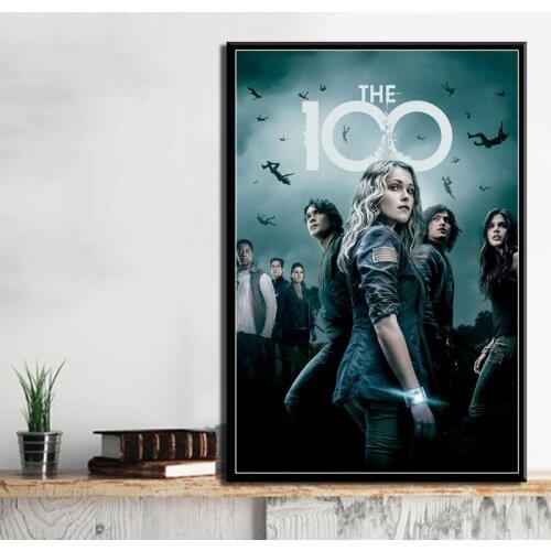 The 100 New Season Hot Tv Series Show Posters And Prints Canvas Painting Wall Art Picture Abstract Decorative Home Decor Affiche