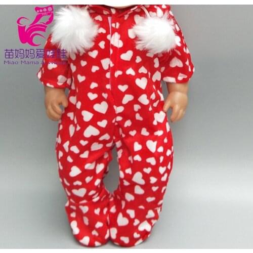 Dolls Clothes Fits for 40cm Baby New Born Doll Clothes Suit for 18 Inch Girl Doll Rompers