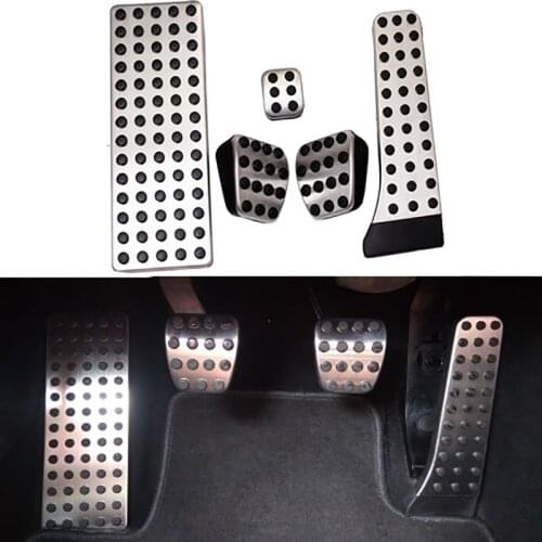 Car Accelerator Brake Footrest Pedal Pad For Mercedes Benz AMG C E S GLK SLK CLS SL W222 R172 R231 W204 X204 Pedal Accessorie