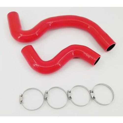 Fit SILICONE RADIATOR HOSE FOR PEUGEOT 206 1.6L MANUL TU5JP4 16V 1998-2007