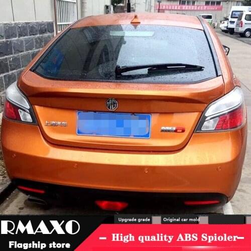 For MG6 Spoiler 2010-2013 MorrisGarages MG6 bgk Spoiler ABS plastic Material Car Rear Wing Color Rear Spoiler