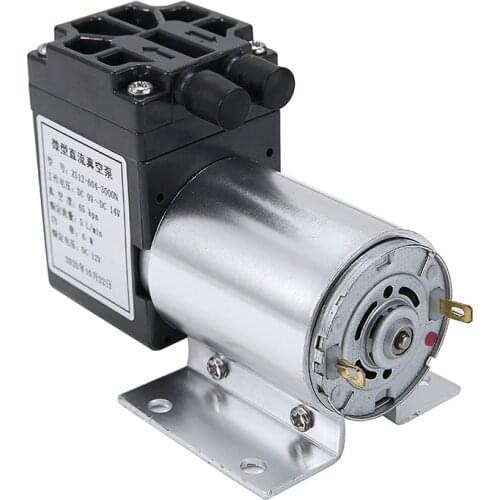Mini Vacuum Suction Pump 12V 6W High Pressure Suction Diaphragm Pump Negative Pressure Suction Pump with Holder 5L/min