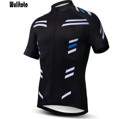 Outdoor cycling jacket summer black short-sleeved quick-drying mountain bike cycling jersey For Men