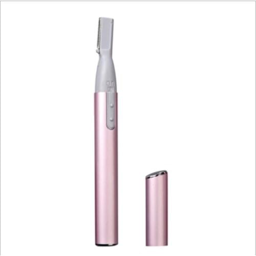 Women Electric Eyebrow Trimmer Portable Mini Body Shaver Makeup Accessories Hair Remove Razor For Ladies 50pcs