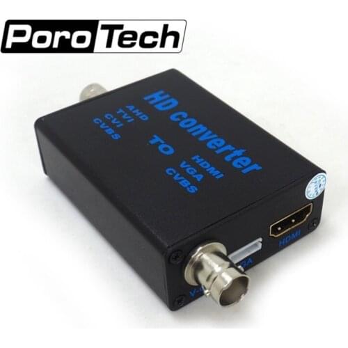 100pcS/lot 4in1 HD Video Signal Convertor AHD to HDMI Signal Convertor AHD41 TVI AHD CVI CVBS to HDMI VGA CVBS converter