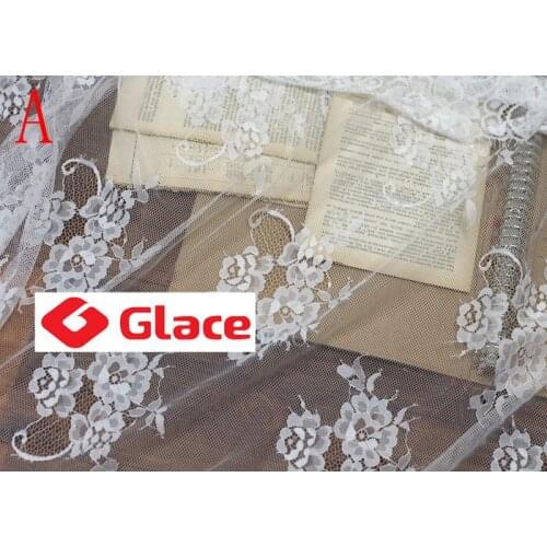 GLace3M/lot Eyelash LACE 7colour lace fabric for wedding derss decoarion clothing fabric House accessory TX127