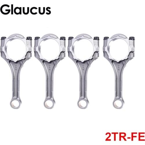 4pcs 2TR 2TRFE engine connecting rod for Toyota TACOMA Hiace Hilux 4Runner Land cruiser prado 2.7L 2694CC 16V 04- 13201-0C020-83