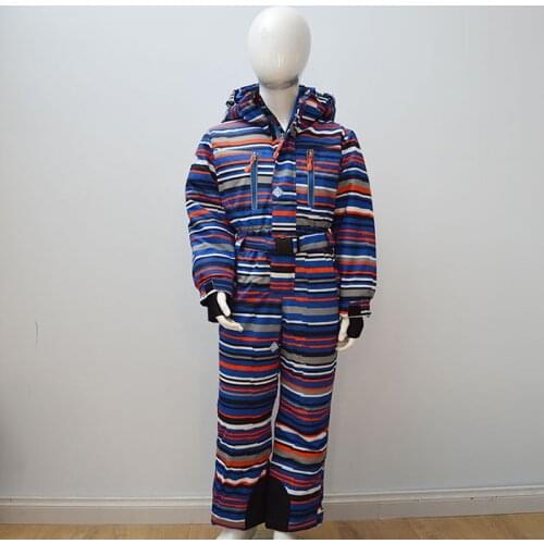 -30 Baby Winter Overalls Snow Suits Boy Girl Warm Clothes Set Waterproof Windproof Brand Ski Suit Kids