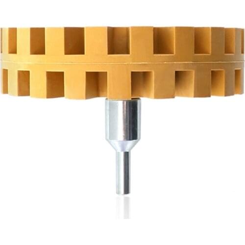 4-inch Rubber Grinding Wheel Quick De-glue Abrasive Disc Rotating Tool Removal Car Stickers and Tape Polishing Wheel